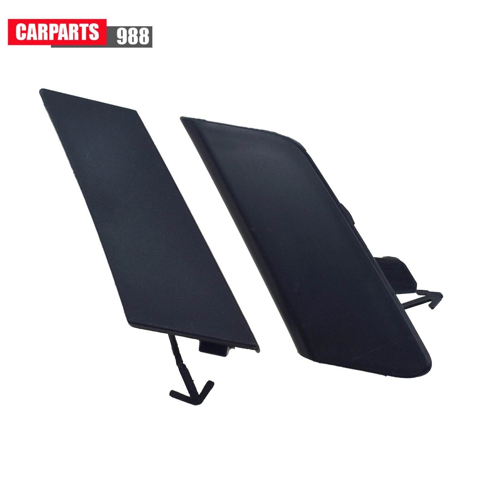 For 2020 2021 Toyota Corolla Black Front Bumper Tow Eye Hook Cover Cap Trim 2Pcs 6B93BC-57