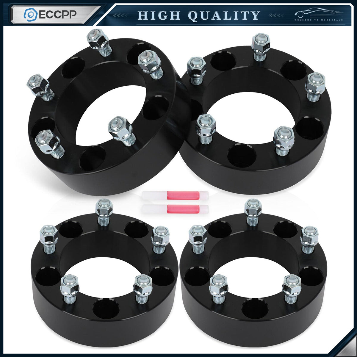 4 Pcs 2" 5x5.5 Wheel Spacers 14x1.5 108 CB For Ram 1500 Classic 2012-2024 2020 6B93BC-57