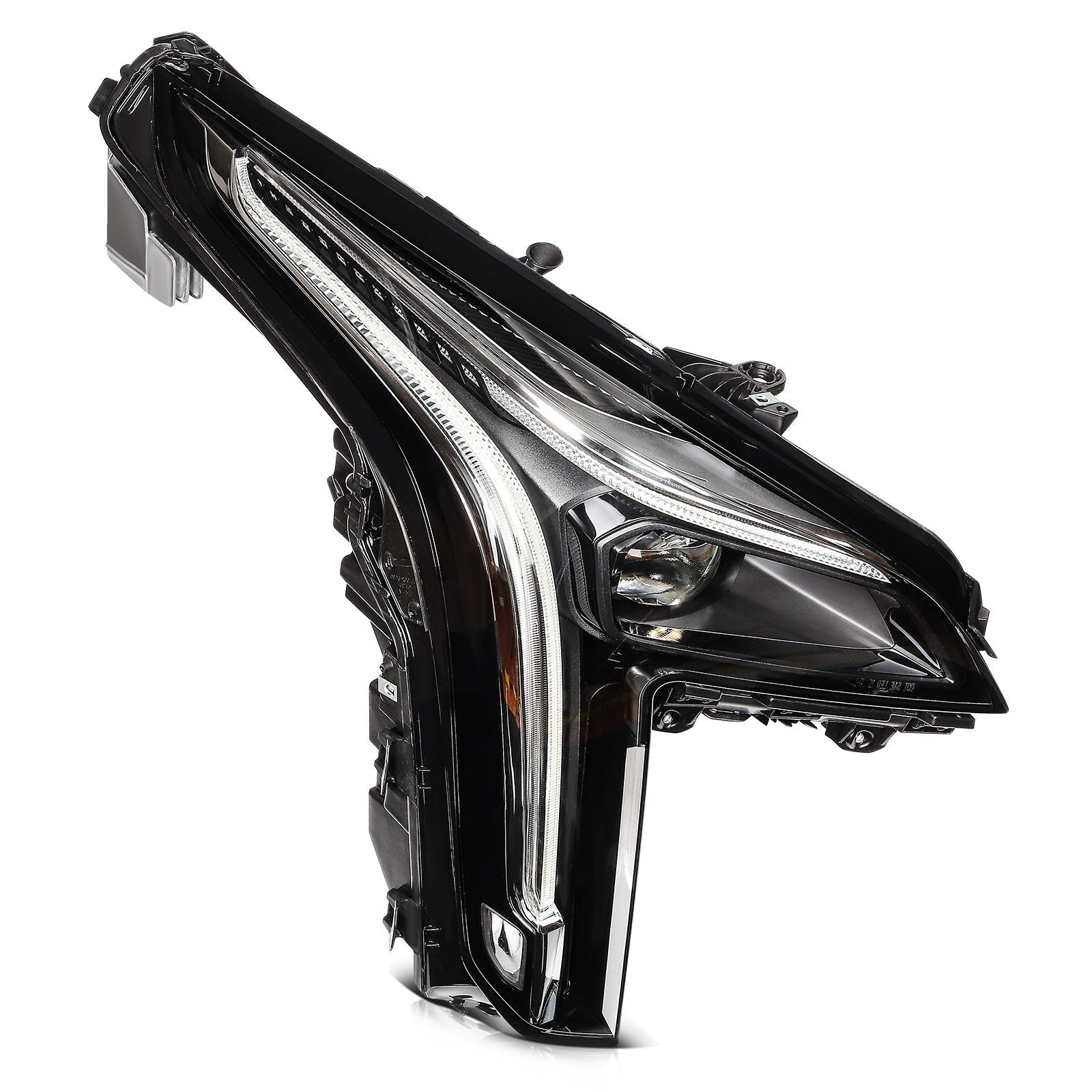 ECCPP LED Headlight For Cadillac XT4 2.0L 2019-2022 Passenger Right Side Black 6B93BC-57
