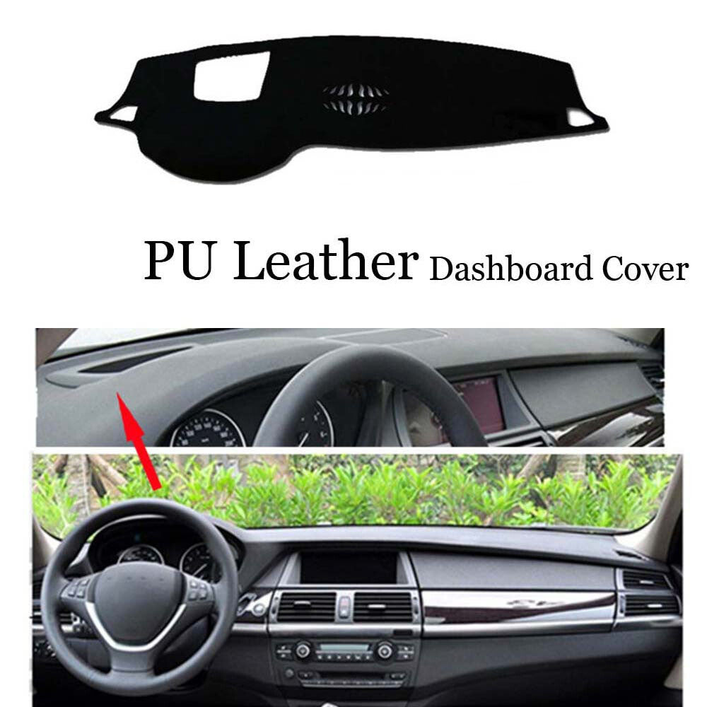 Dashboard Console Cover PU Leather Protector Sunshield Pad Fit For BMW X5 07-13