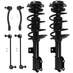 6x Front  Complete Struts Sway Bars Outer Tie Rods For Hyundai Elantra 2011-2016 6B93BC-57
