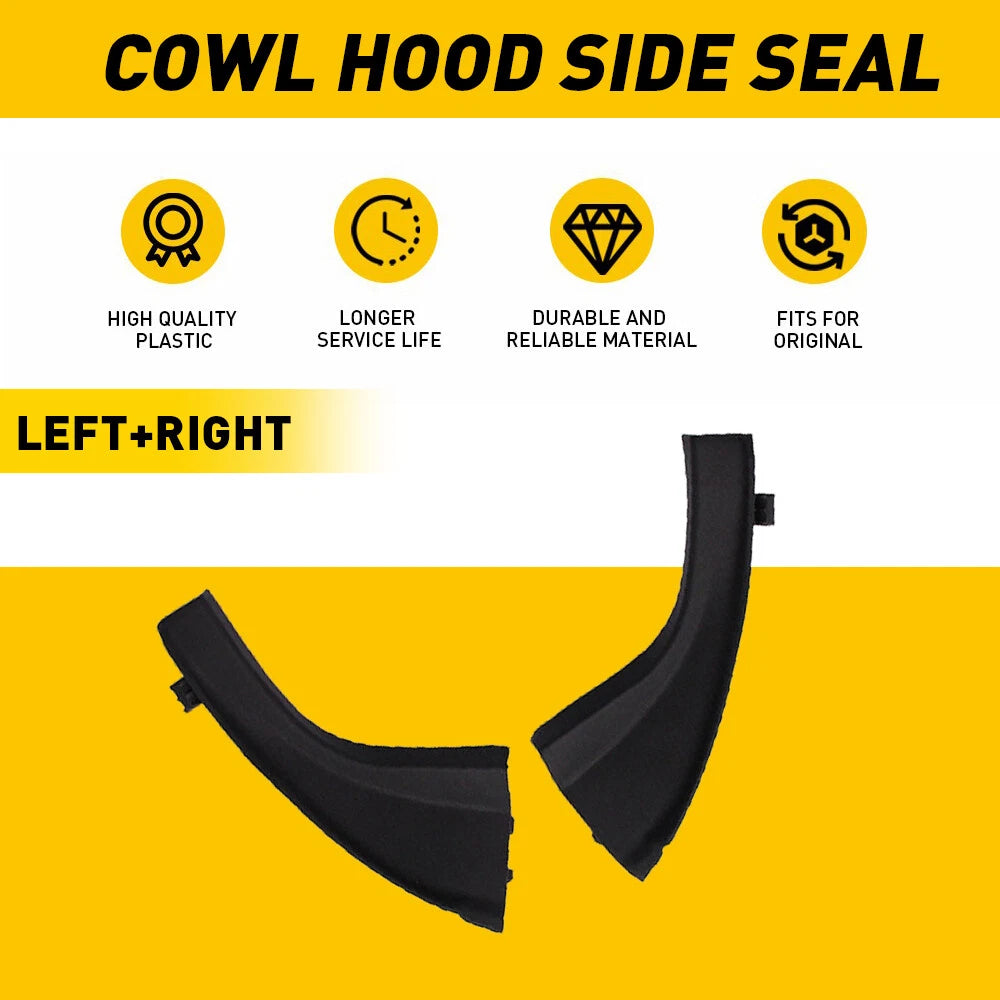 Front Wiper Windshield Side Cowl Extension Cover Trim For Toyota RAV4 2006-2012 6B93BC-57