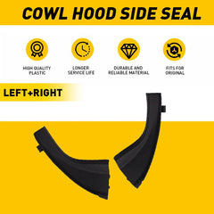 Front Wiper Windshield Side Cowl Extension Cover Trim For Toyota RAV4 2006-2012 6B93BC-57