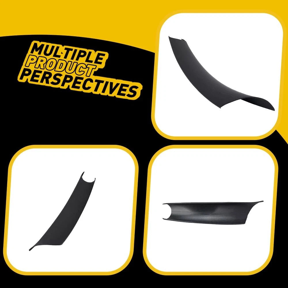 3Pcs Matte Black Inner Door Pull Handle Panel Cover For BMW X5 X6 E70 E71 E72 EA 6B93BC-57