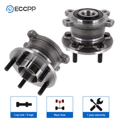 2Pcs Wheel Hub Bearings Rear AWD For Ford Escape 2013-2019 Lincoln MKC 2015-2019 6B93BC-57