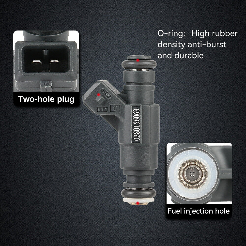 For 2003 2004 2005 2006 Audi TT Quattro 1.8L 4pcs Fuel Injectors 06A906031BC 6B93BC-57