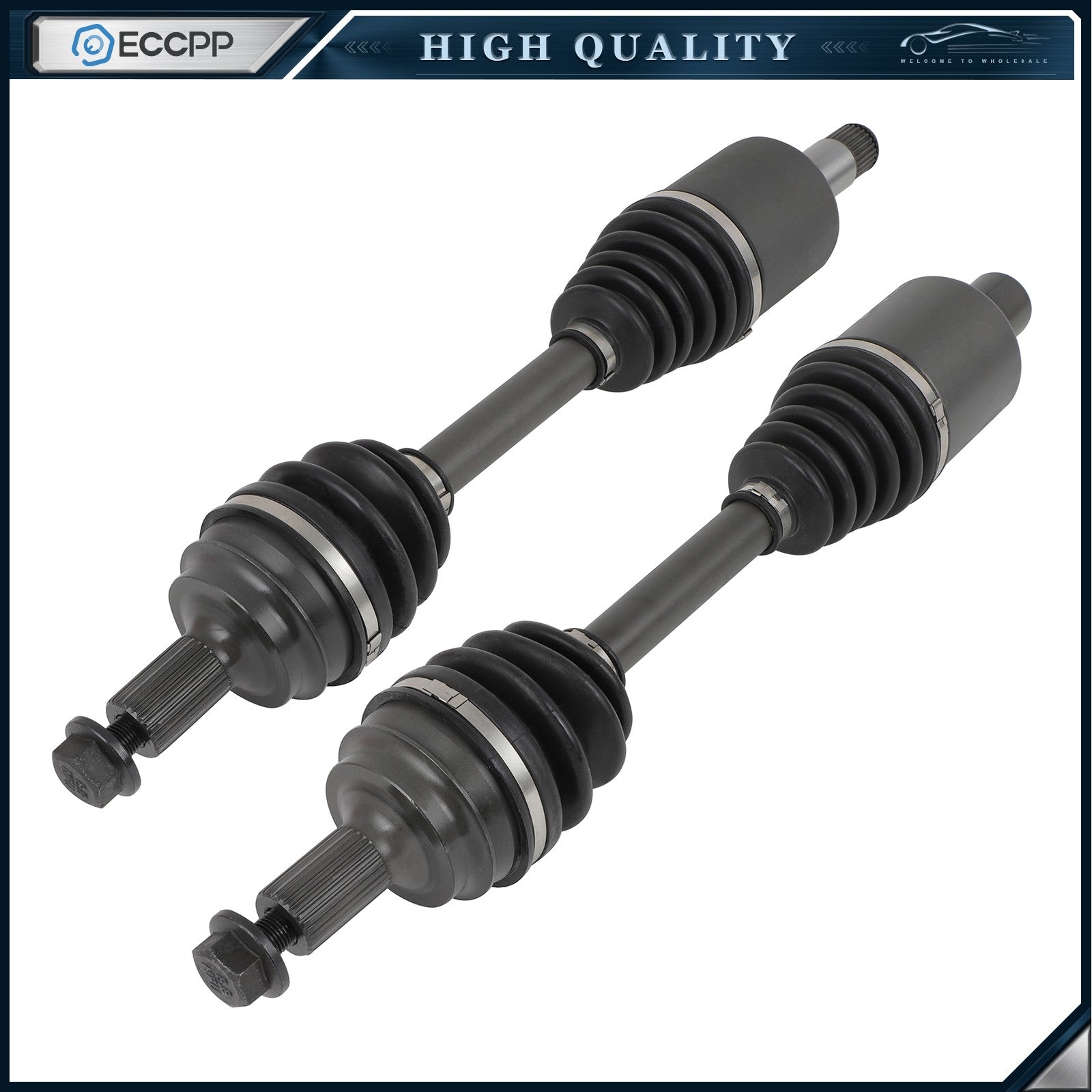 For Mercedes-Benz C350 2013-2015 3.5L Front Left & Right 2pcs CV Axle Assembly 6B93BC-57