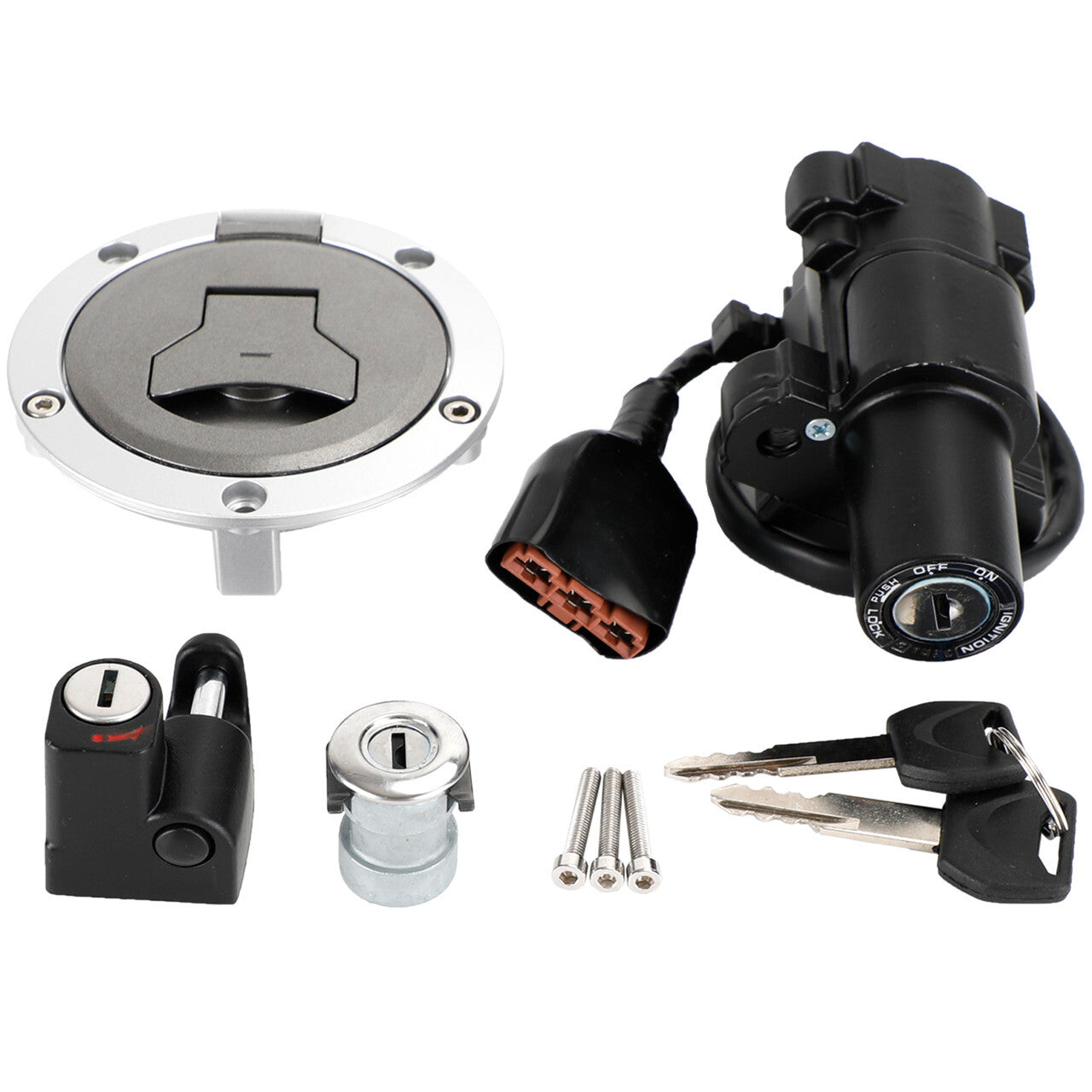 For Honda CRF250 CRF250RL Rally 2017-2020 Ignition Switch Fuel Gas Cap Lock Set 6B93BC-57