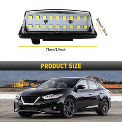 Full LED License Plate Lamp Light Assembly for Nissan Maxima Altima Murano Rogue 6B93BC-57