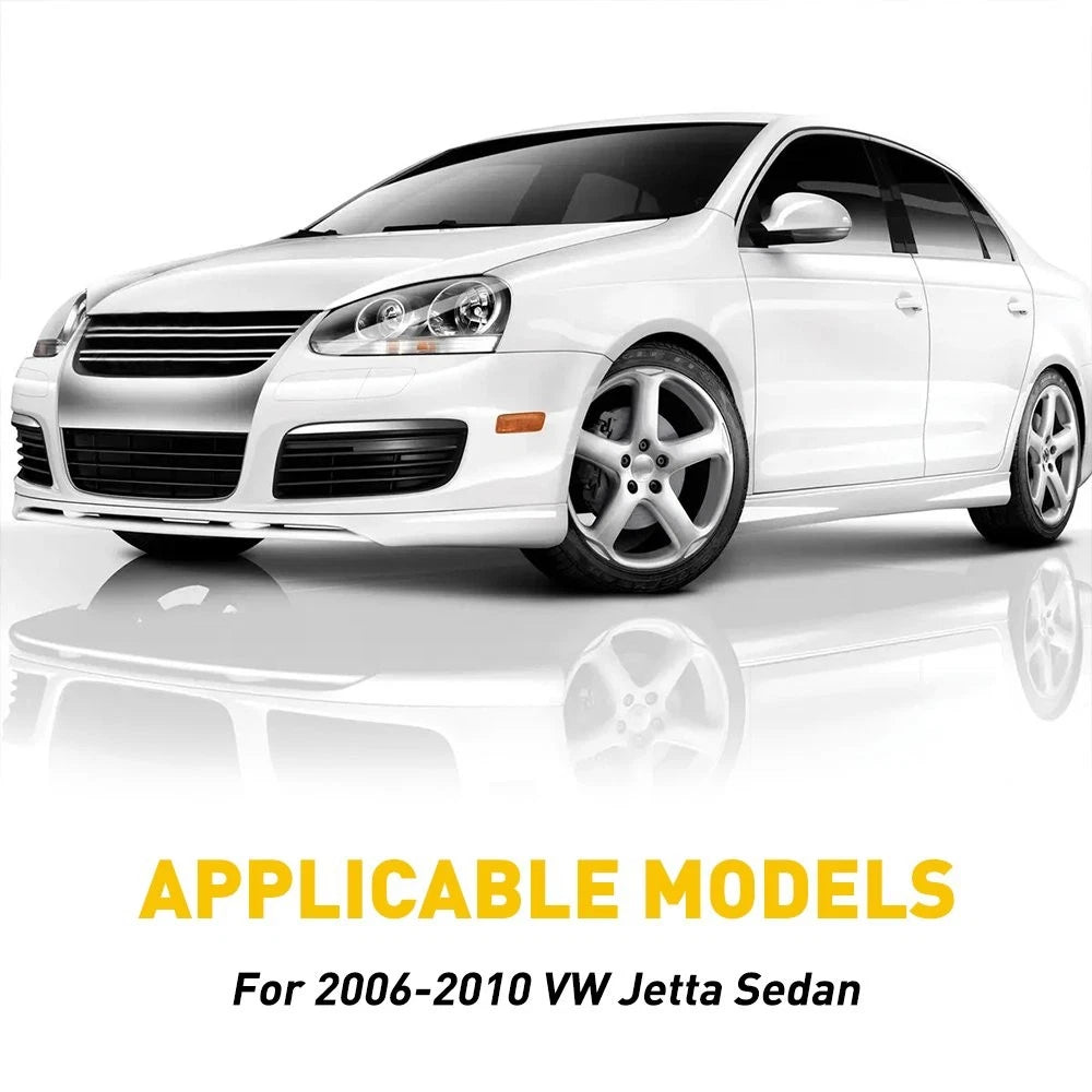 Door Trim Pillar Posts For 2006-2010 VW Jetta Sedan Gloss Black Cover Trims EOA 6B93BC-57