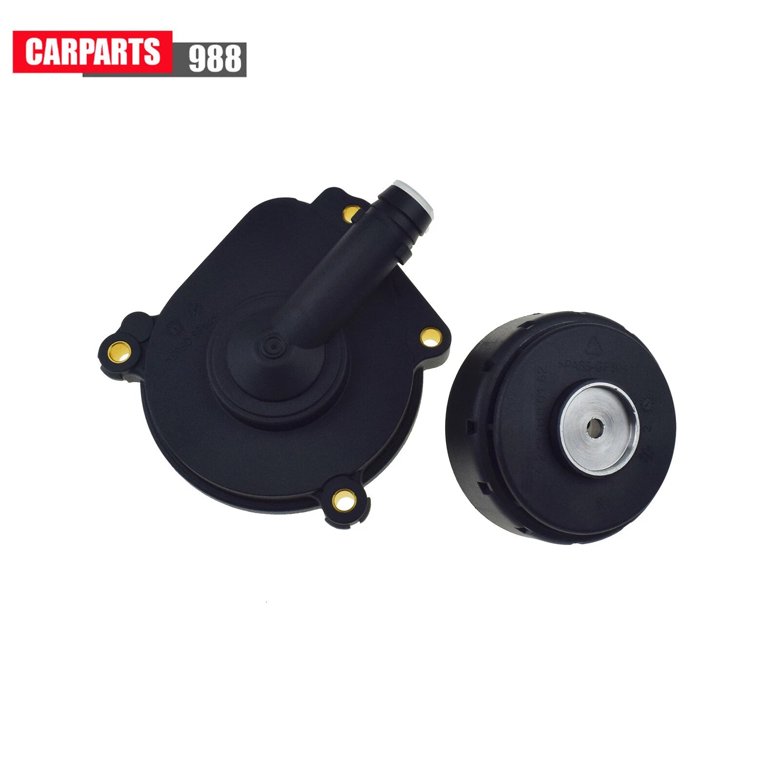 For Mercedes C230 C280 C300 Crankcase Breather Oil Drip Pan +Oil Separator Cover 6B93BC-57