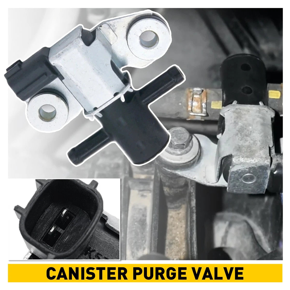 Vapor Canister Purge Valve For 2007-2012 Nissan Sentra 2013 Infiniti JX35 EOA 6B93BC-57