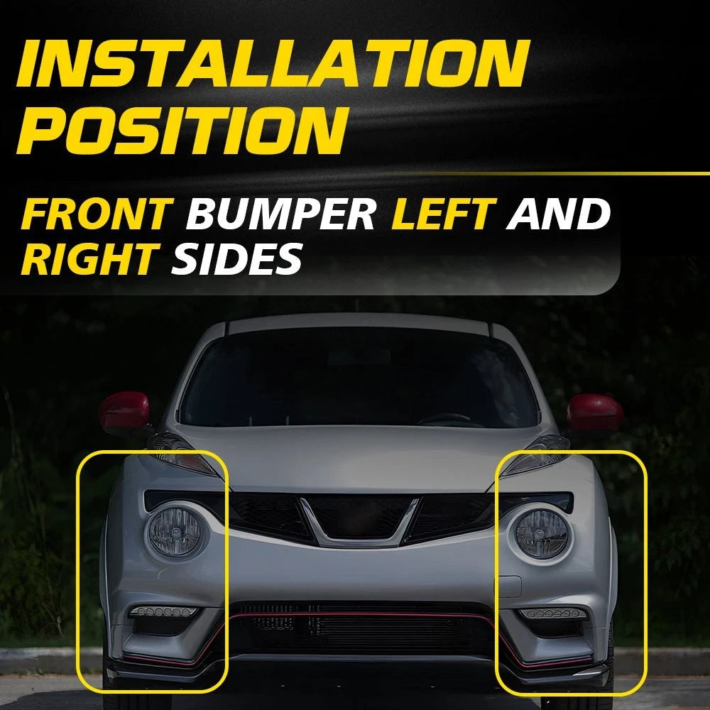Bumper Brackets For 2011-2014 Nissan Juke Front Left & Right Side 2Pc EOA 6B93BC-57