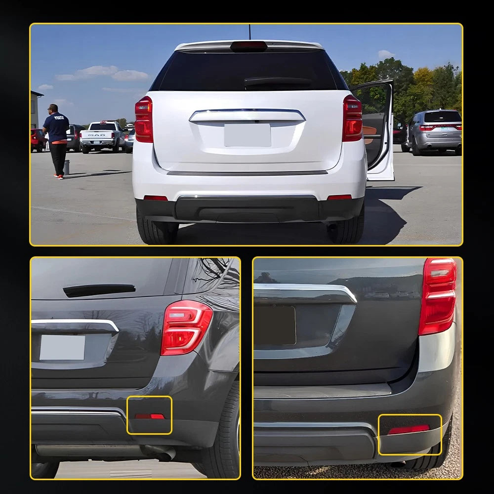 For 2010-2017 Chevy Equinox Rear Bumper Side Marker Lights Reflector Red Lens RH 6B93BC-57