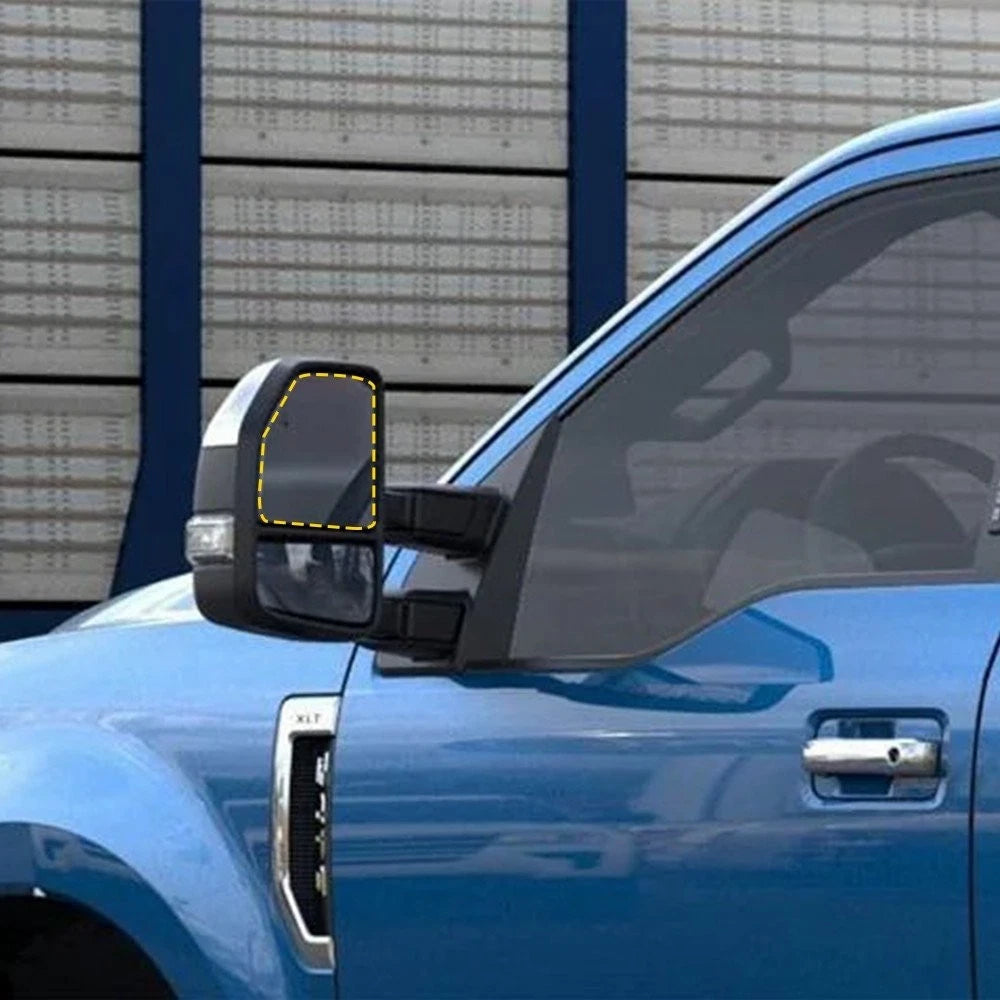 For 2015-2022 F150 F250 F450 F350 F550 Tow Mirror Glass Upper Heated Driver Side 6B93BC-57