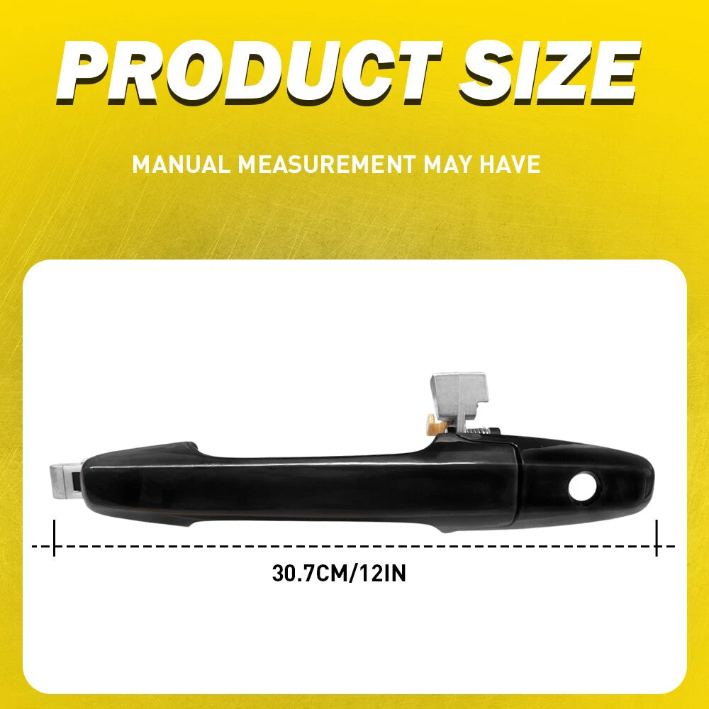 Outside Exterior Door Handle Black Front Driver Side For 2006-2011 Honda Civic A 6B93BC-57