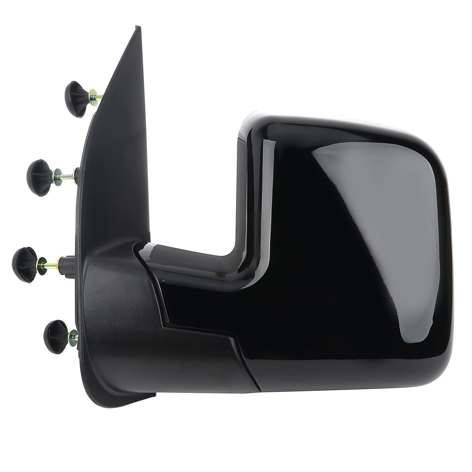 Driver Side Manual Mirror For 02-08 Ford E-150-E-550 Econoline Black Manual Fold 6B93BC-57