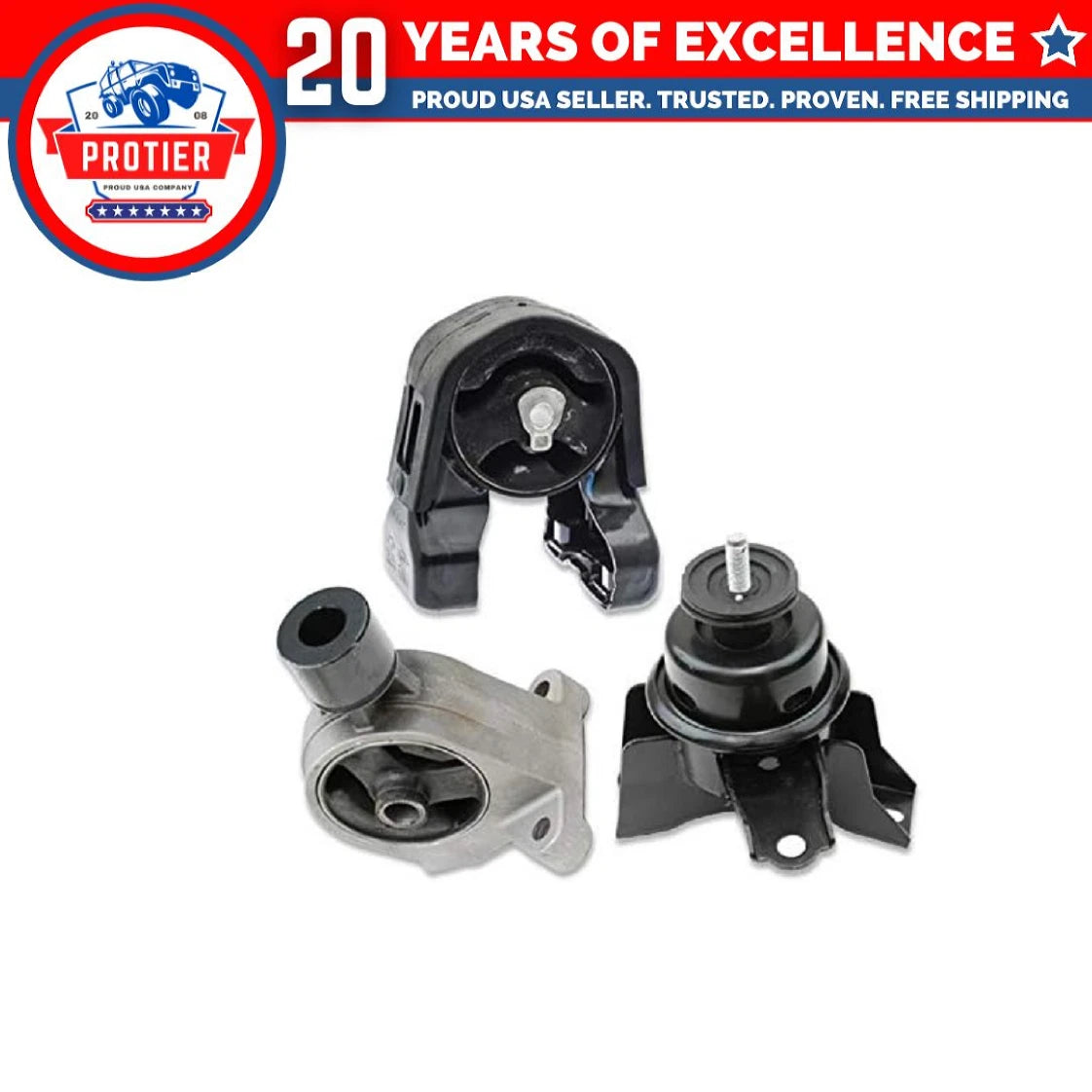 Engine Motor Mount 3PCS Set Fit Hyundai Entourage 3.8L / KIA Sedona 3.5/3.8L 6B93BC-57
