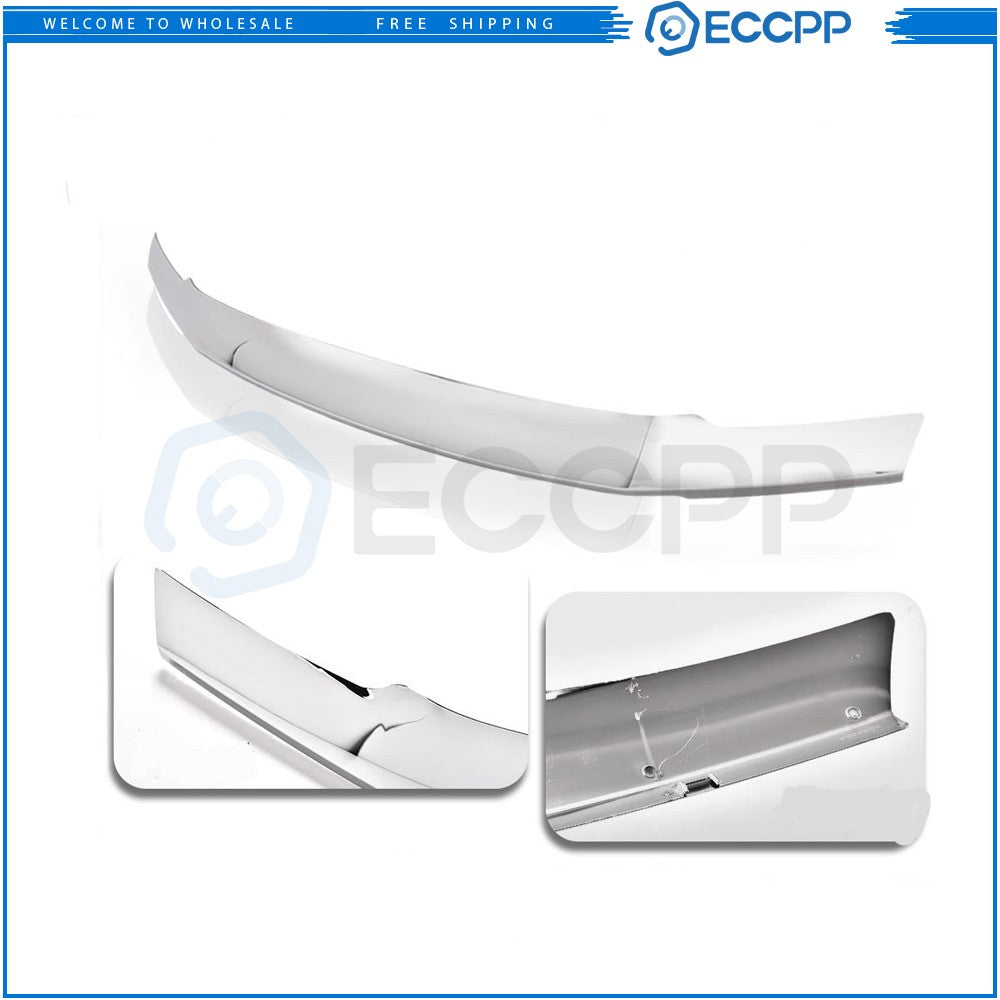 Chrome Hood Deflector Bug Shield For 2017+ Ford F250 F350 Super Duty 6B93BC-57
