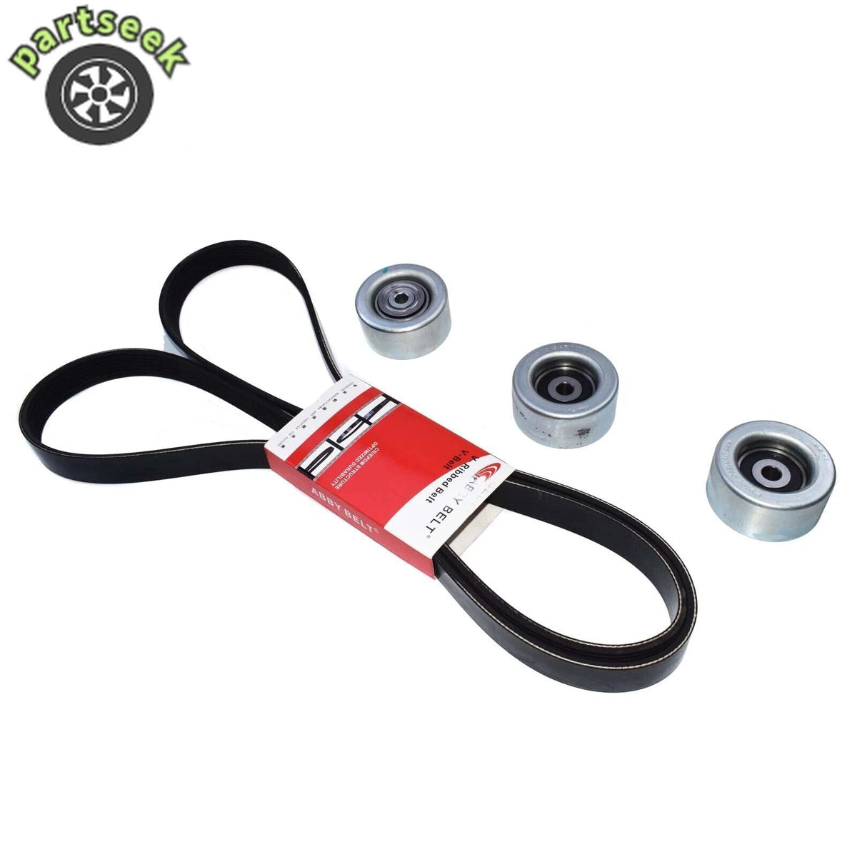 Drive Belt & Idler Pulley Kit For Toyota Tacoma V6 4.0L 1GRFE 2005-2014 7PK2119 6B93BC-57