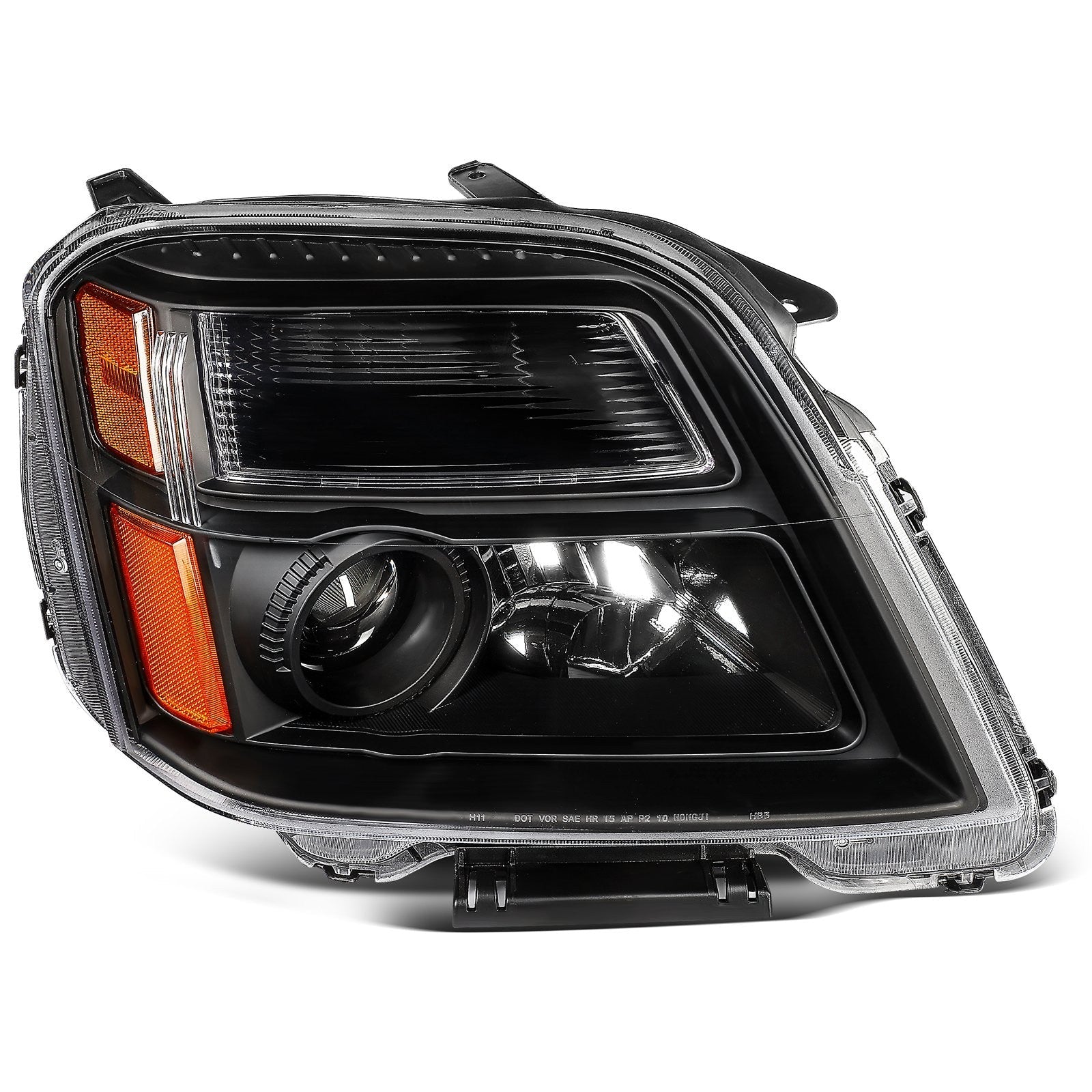 L+R Headlights Assembly For GMC Terrain SLT SLE 2010-2015 Black w/Projector 6B93BC-57