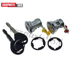 Pair Door Lock Cylinder H0600-3J125 For 98-04 Nissan Frontier Xterra Pathfinder 6B93BC-57