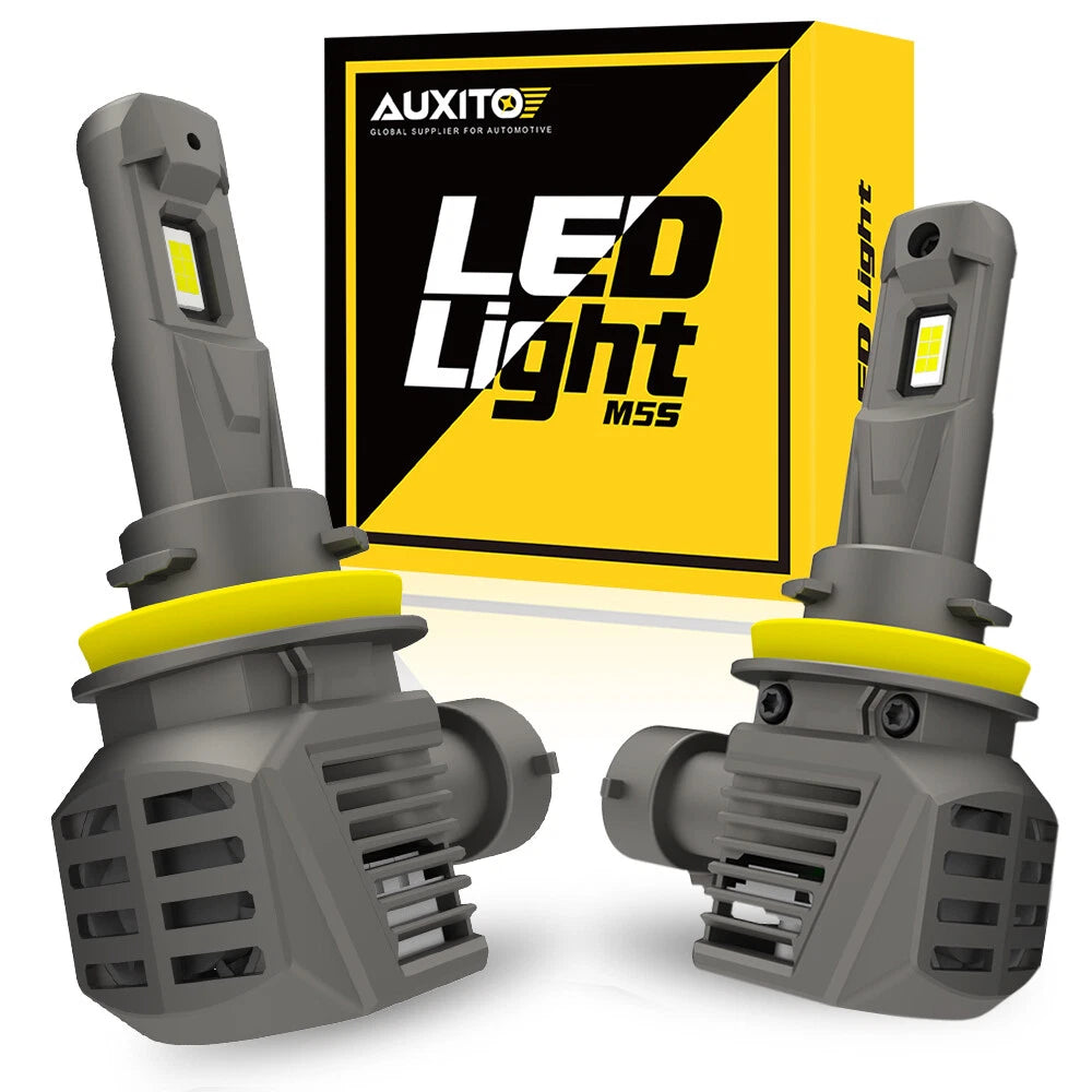 AUXITO H11 LED Headlight Kit Low Beam Bulb Super Bright 6500K Bulbs 40000LM EOA AUXITO