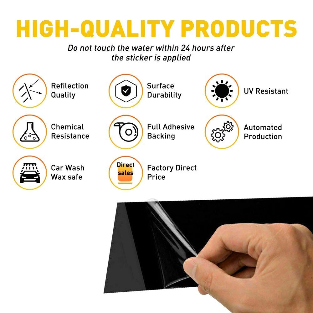 Black Pillar Posts for Toyota Corolla 2014-18 6pc Set Door Trim Cover Window Kit 6B93BC-57