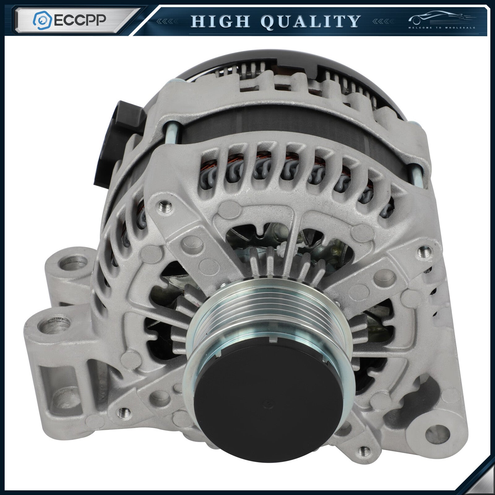Alternator Fits Buick Enclave 08-17 Chevrolet Traverse 2009-17 GMC Acadia 07-16 6B93BC-57