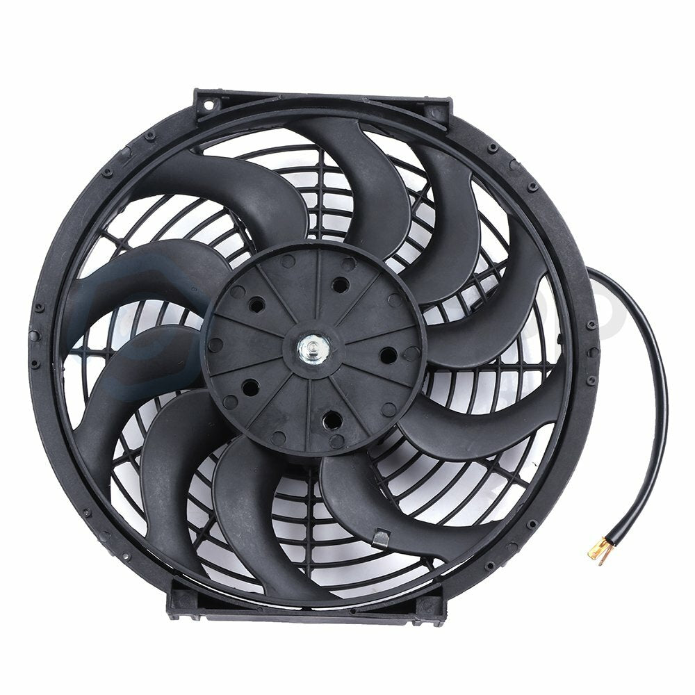 Radiator Condenser Cooling Fan 12" Inch Universal Push Pull Mounting Kit 6B93BC-57