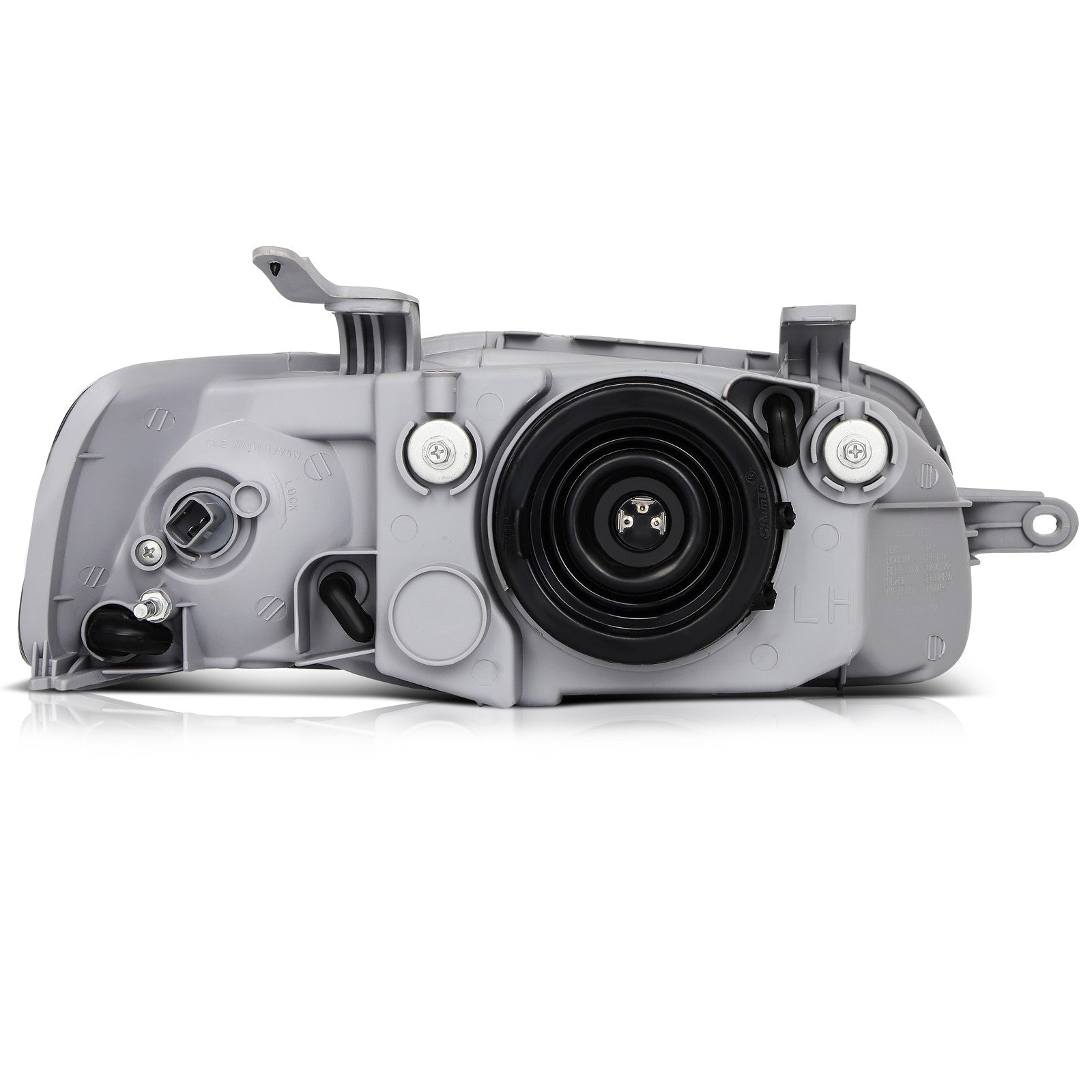 ECCPP Headlights Assembly For Chevrolet Aveo 1.6L 2004-2006 Pair Kit Chrome KOEEP