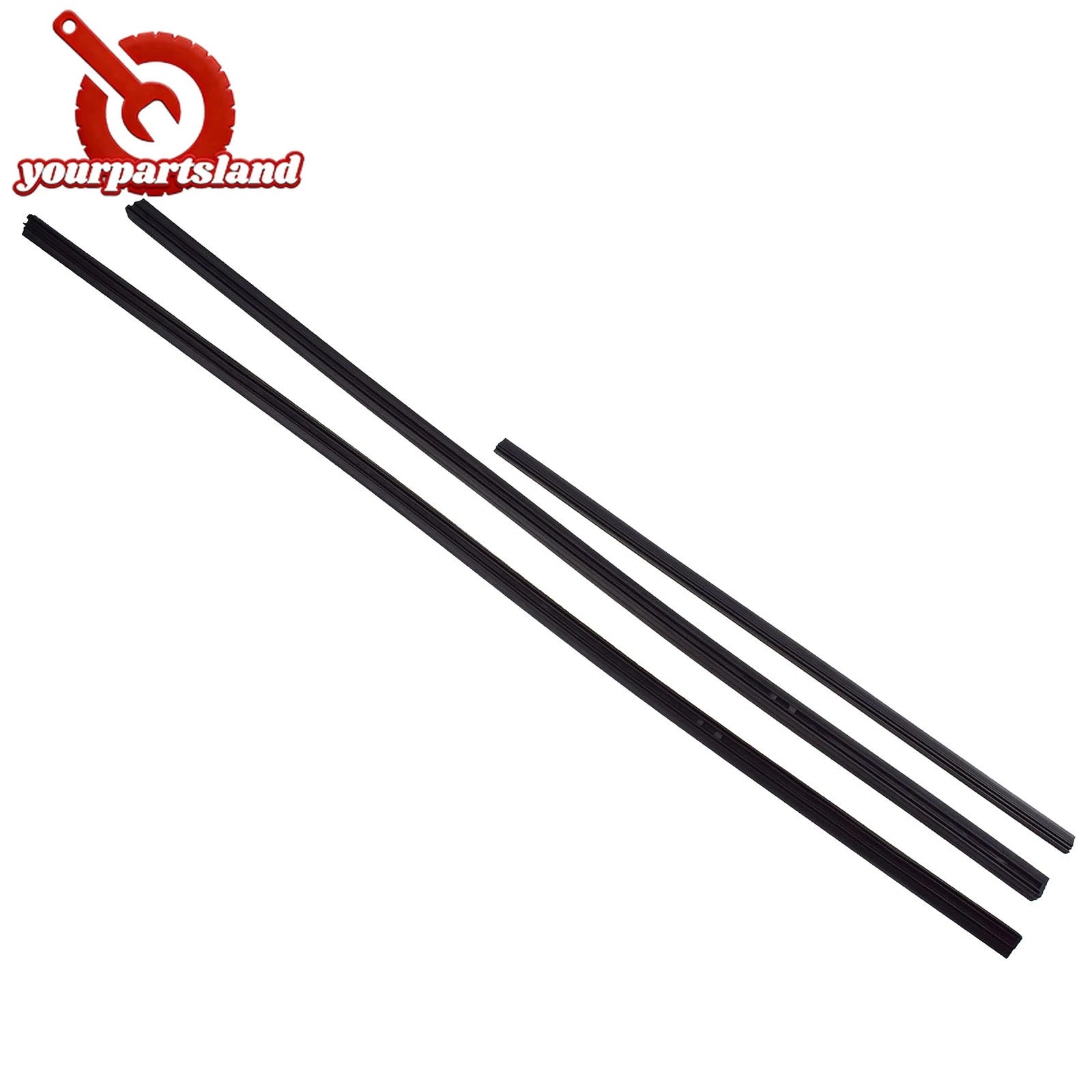 For Honda Pilot 2016-2022 Rubber Front Rear Wiper Inserts Set 3PCS 76622-SMA-004 6B93BC-57