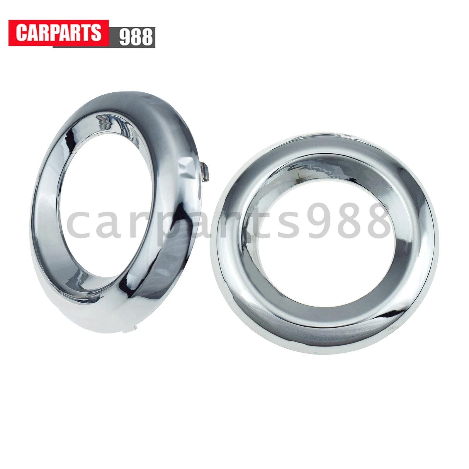 Pair Chrome Fog Light Trim For 2009-2012 Toyota RAV4 521280R030 521270R030 6B93BC-57