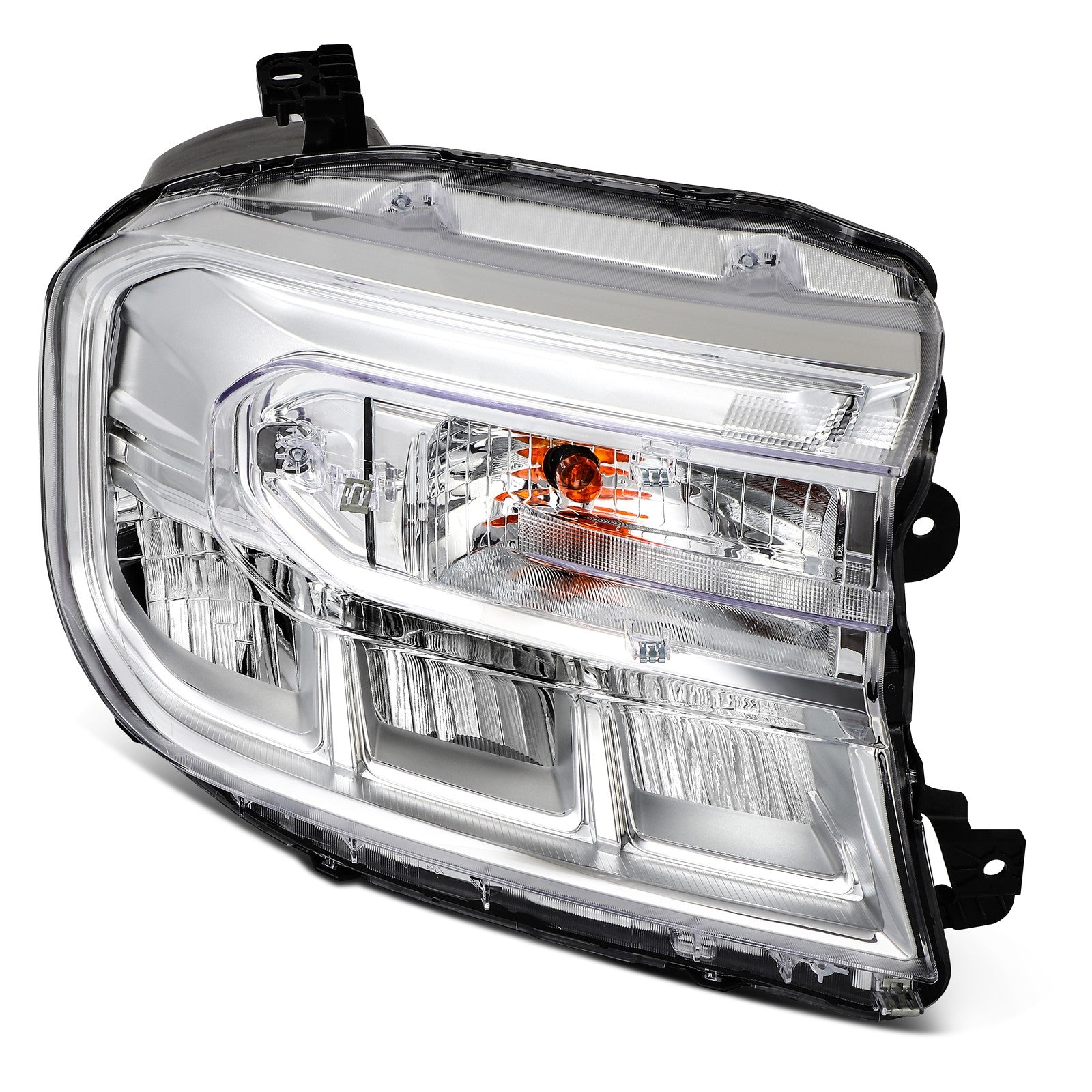 Passenger Right Side LED Headlight For 2022-2024 Ford Maverick 2.0L 2.5L Chrome 6B93BC-57