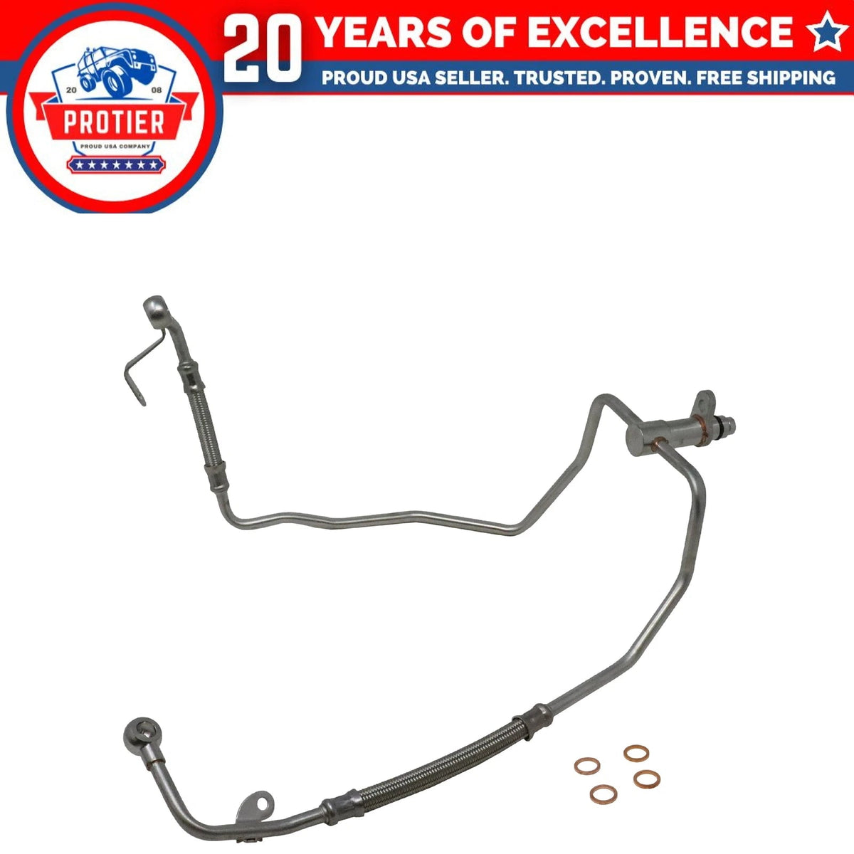 Turbocharger Oil Supply Line Fits BMW 550i 550i GT 550i GT xDrive 550i xDrive 6B93BC-57