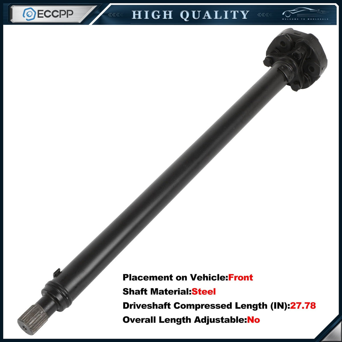 ECCPP Front Driveshaft For BMW X5 xDrive35d E70 09-10 X5 3.0si E70  26207556019 ECCPP