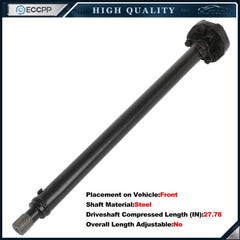 ECCPP Front Driveshaft For BMW X5 xDrive35d E70 09-10 X5 3.0si E70  26207556019 ECCPP