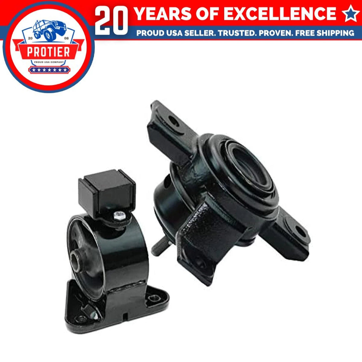 Fits Hyundai Santa Fe/Kia Sorento 2.4L 3.5L 2010-2013 Motor Mount Set 2PCS : 6B93BC-57
