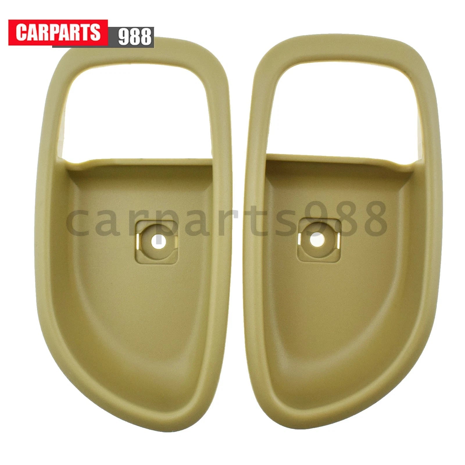 2Pcs Left Right Beige Interior Door Handle Bezel For 2007-2010 Hyundai Elantra 6B93BC-57