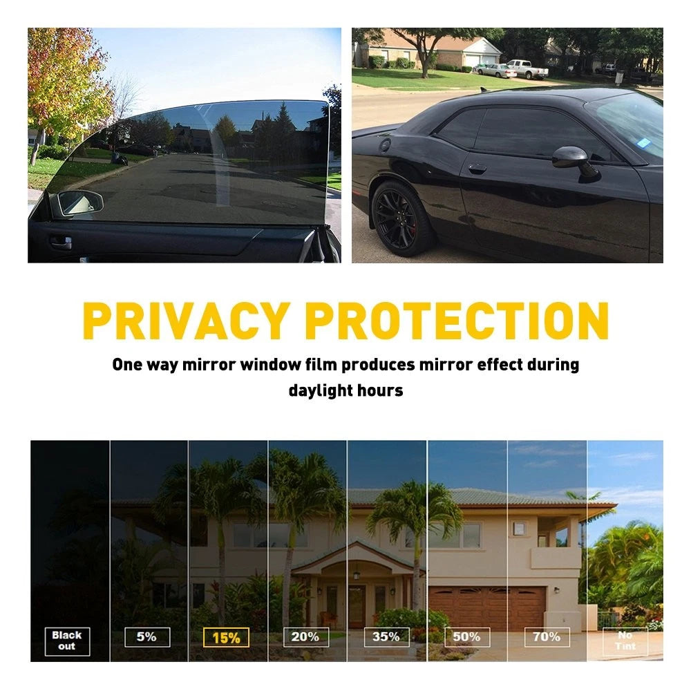 10ft Uncut Roll Window Tint Film 15% VLT 20" x 10'ft Feet Car Home Office Glass 6B93BC-57