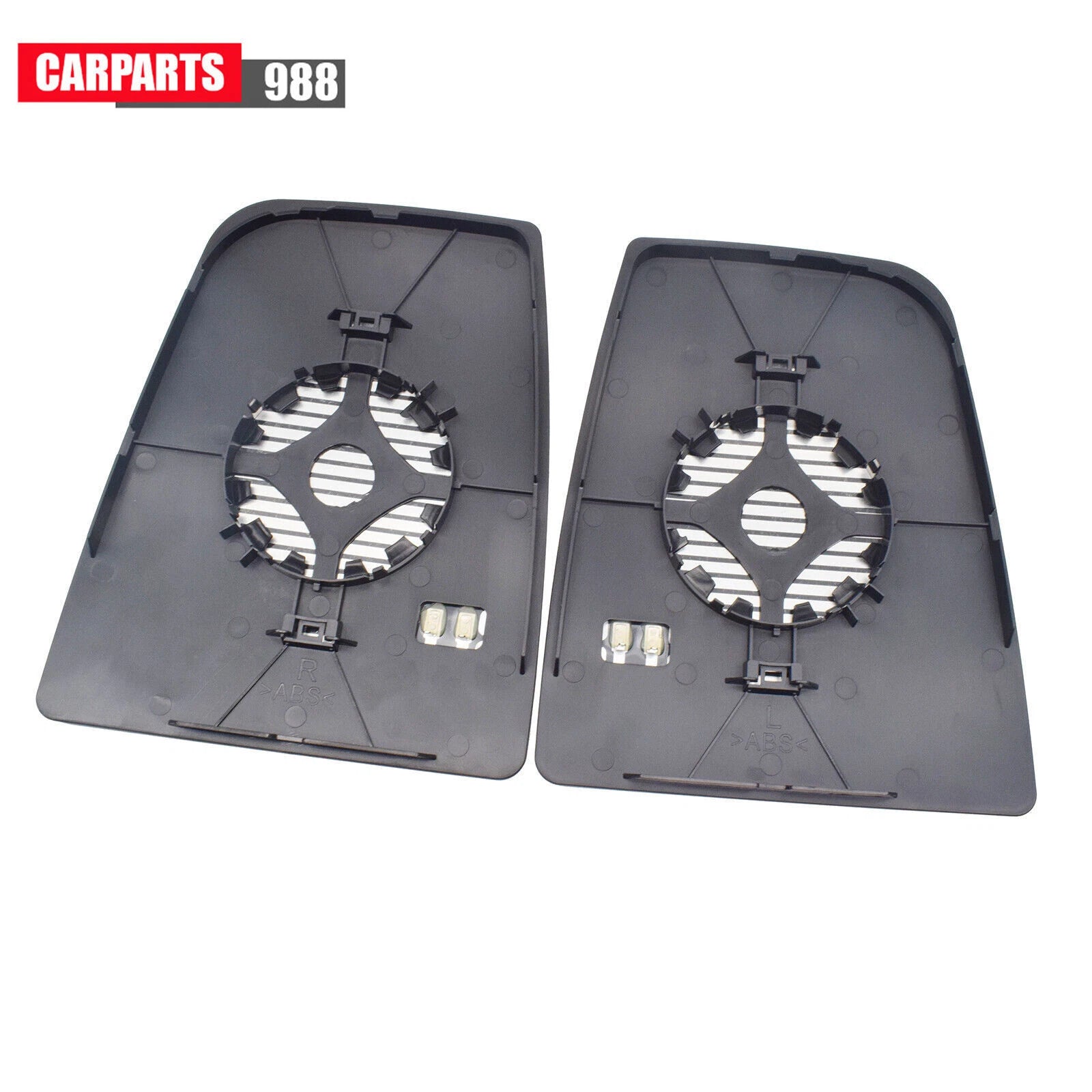4Pcs Left+Right Side Tow Upper+Lower Mirror Glass For 15-22 Ford Transit 150 250 6B93BC-57