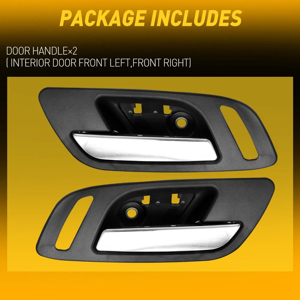 2pcs For 2007-2013 Chevy Avalanche Interior Door Handle Front Left Right Side E 6B93BC-57