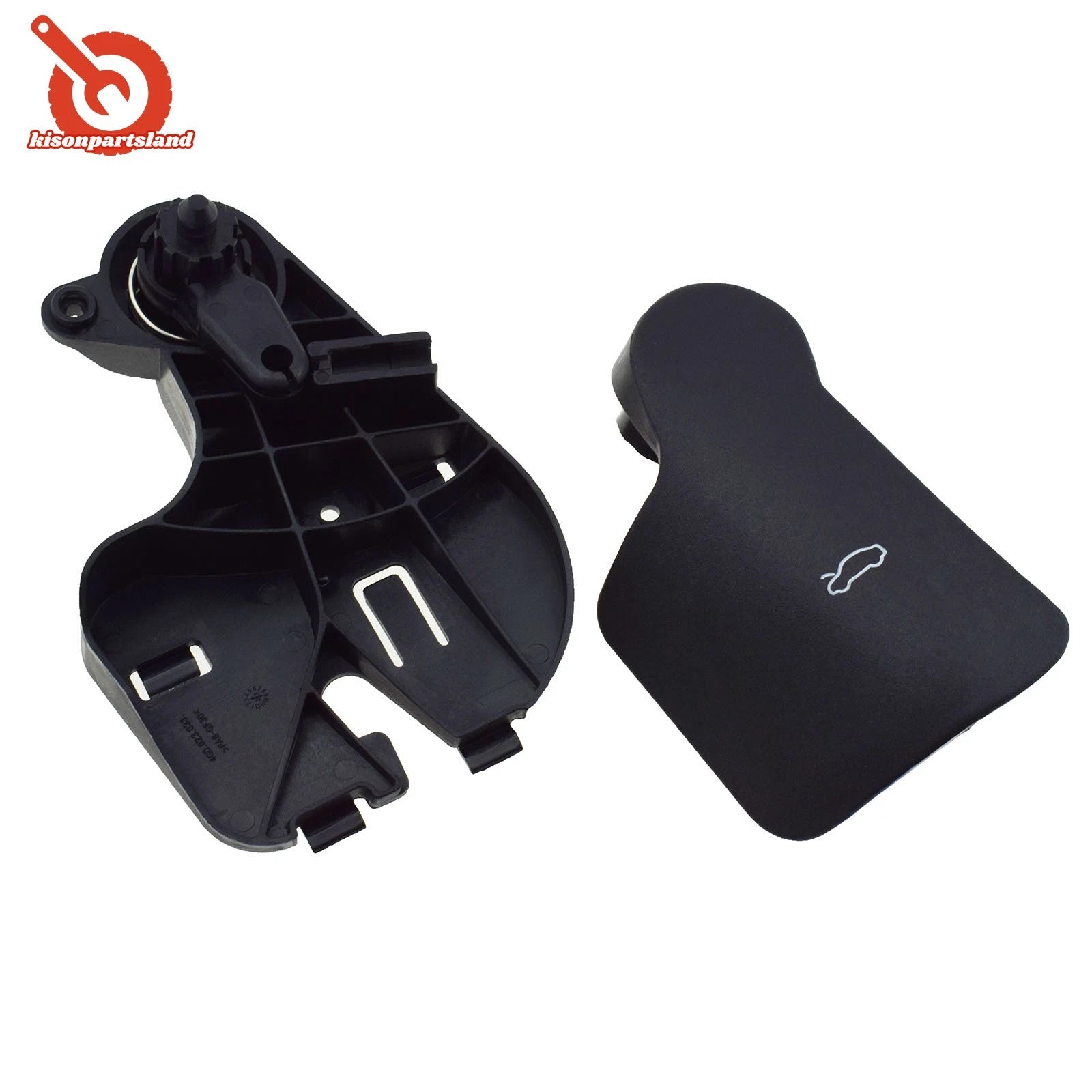 Hood Release Handle & Bonnet Release Lever Opener Set for AUDI A3 A4 A5 A6 A7 Q2 6B93BC-57