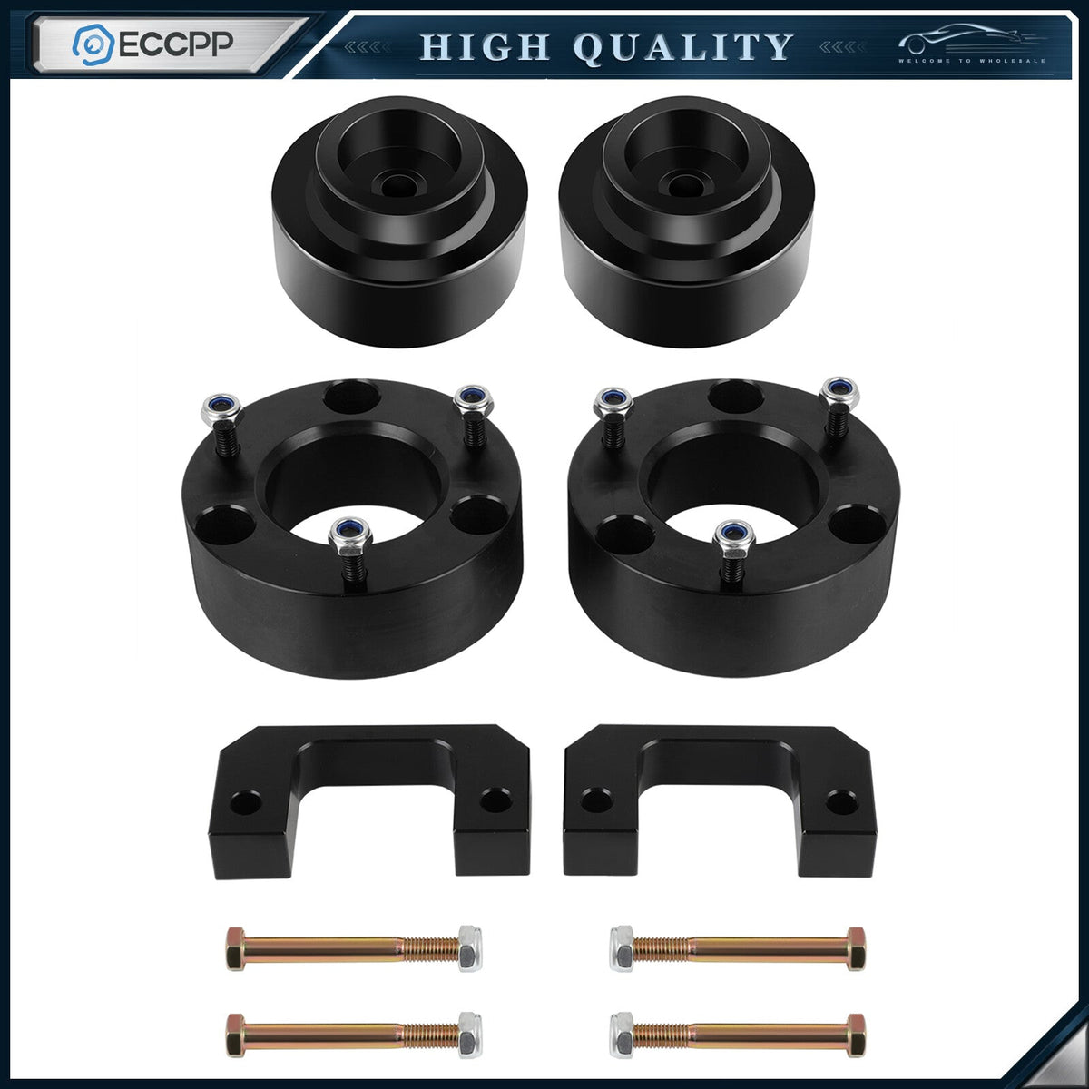 3.5" Front & 1.5" Rear Leveling Lift Kit For Chevrolet Tahoe GMC Yukon 2007-2020 6B93BC-57