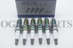 6PCS Spark Plugs Laser Iridium 18846-11060 Fits For Hyundai Veloster SILZKR6B-11