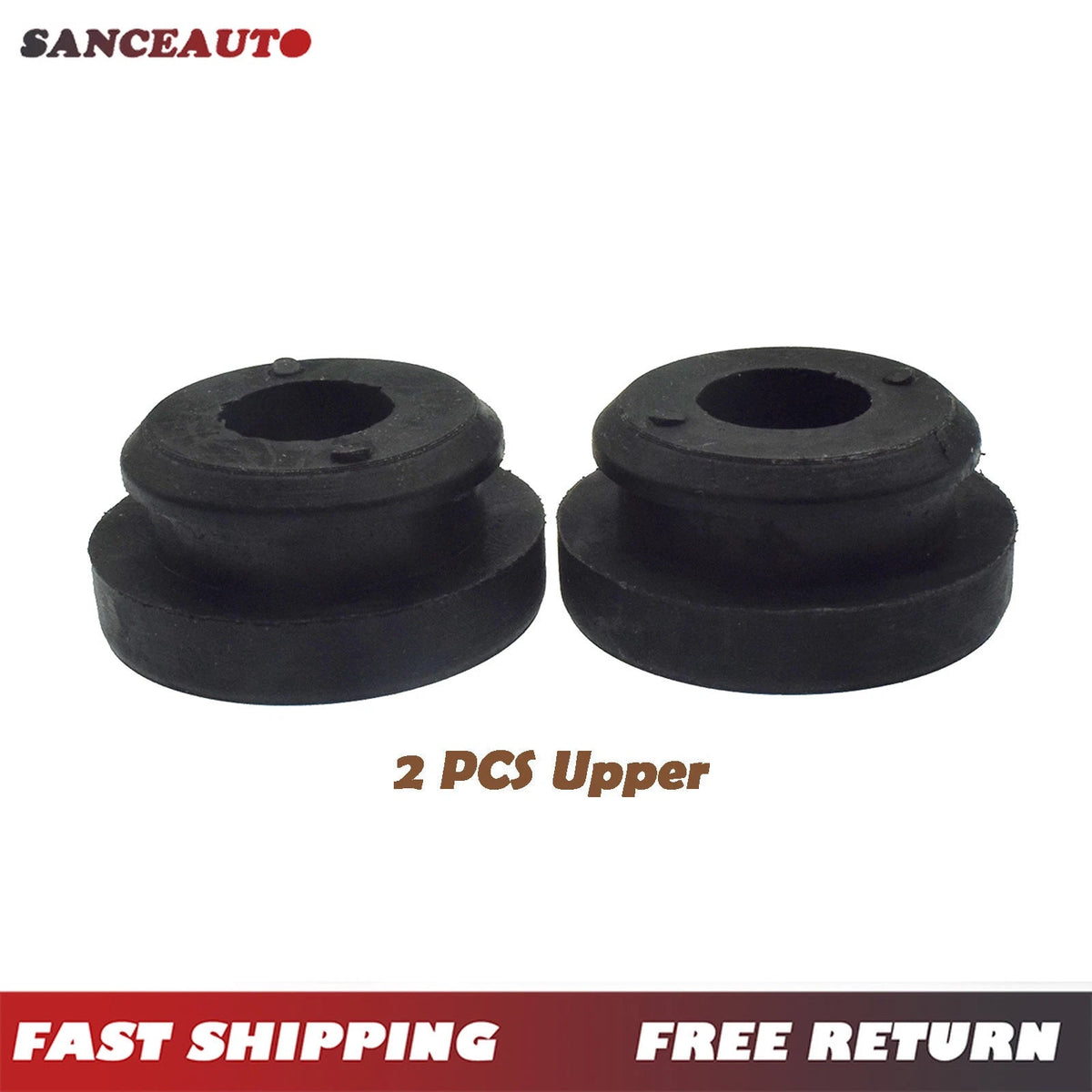 Rubber Radiator Mount Bushing Upper Insulator 2PCS For Accord Civic 74173SJ4000 6B93BC-57