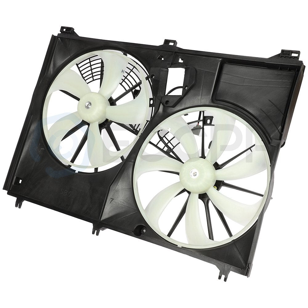 Radiator Condenser Cooling Fan Assembly For 2014-2018 2019 Toyota Highlander 6B93BC-57