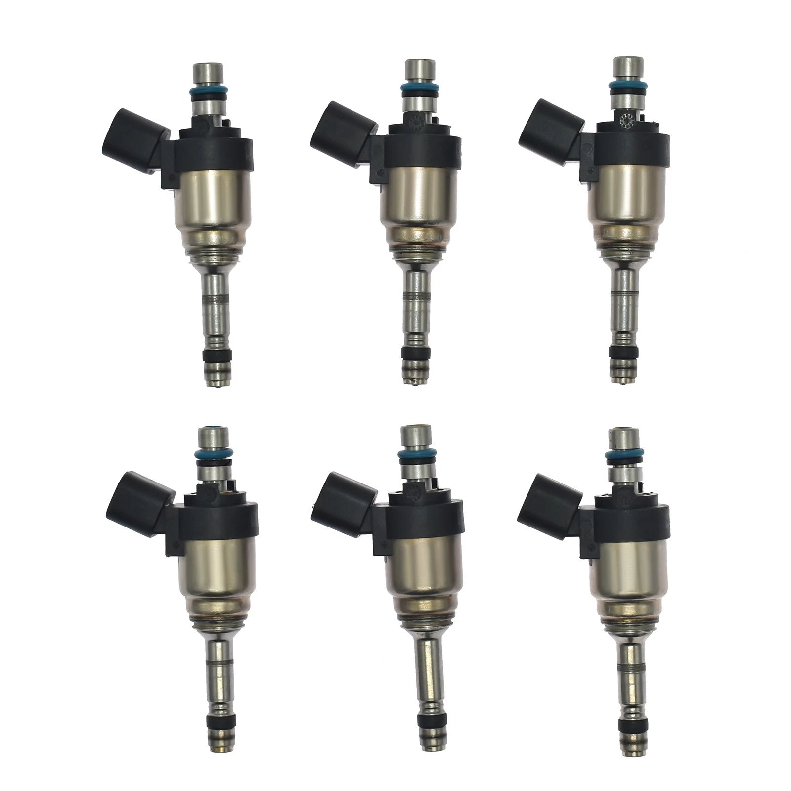 6Pcs Fuel Injector Set For 13-14 Hyundai Azera Genesis 3.3L 3.8L KIA 35310-3C550 6B93BC-57