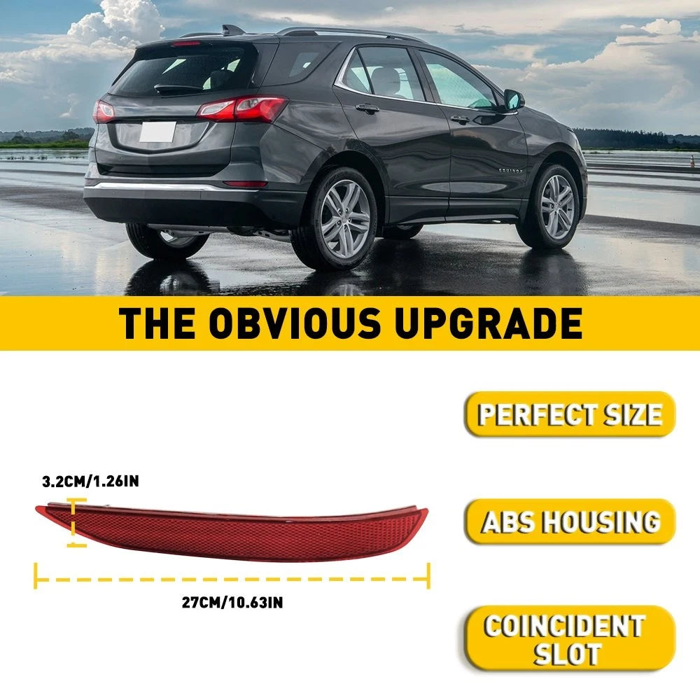 Right Red Lens Rear Bumper Reflector Light Lamp Case For Chevy Equinox 2018-2022 6B93BC-57