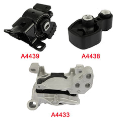 Fits 2014-2016 3 Sport L4 2.0L For Mazda Models Engine Motor Mount A4438 A4439 6B93BC-57